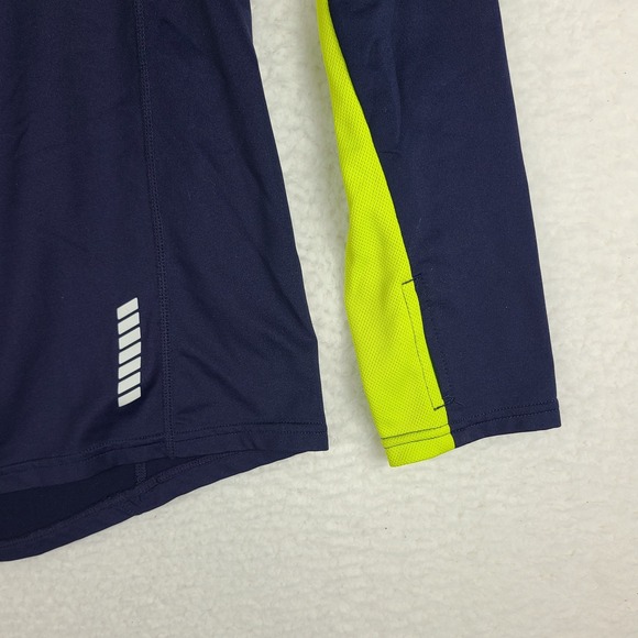 FILA Sport Sweater Mens XL Navy Blue Fitted Running Performance Tech Golf - Picture 2 of 12